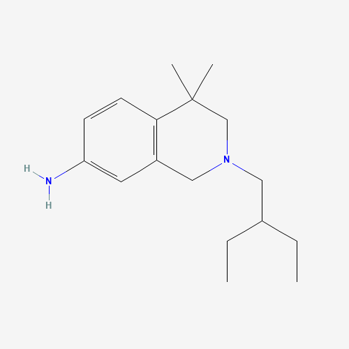 2-(2-ethylbutyl)-4,4-dimethyl-1,3-dihydroisoquinolin-7-amine (CAS: 1395028-59-7) - Related Chemical Product