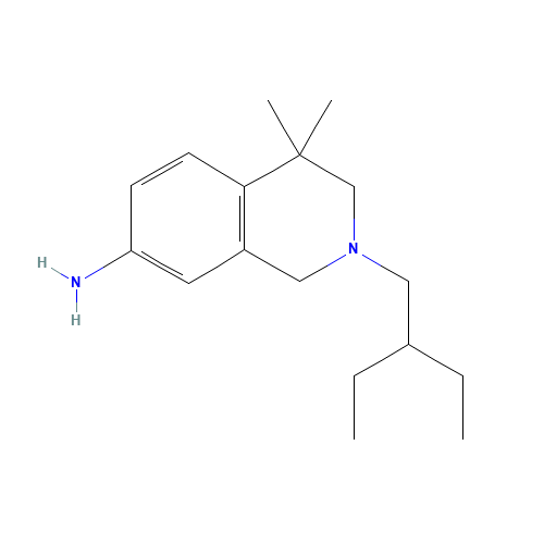 2-(2-ethylbutyl)-4,4-dimethyl-1,3-dihydroisoquinolin-7-amine (CAS: 1395028-59-7) - Related Chemical Product