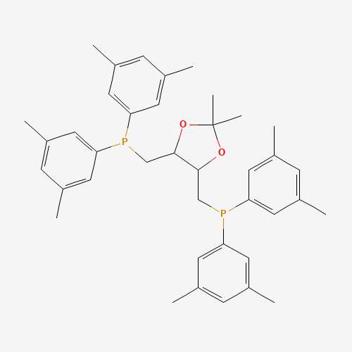 [5-[bis(3,5-dimethylphenyl)phosphanylmethyl]-2,2-dimethyl-1,3-dioxolan-4-yl]methyl-bis(3,5-dimethylphenyl)phosphane (CAS: 220196-29-2) - Related Chemical Product