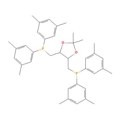 [5-[bis(3,5-dimethylphenyl)phosphanylmethyl]-2,2-dimethyl-1,3-dioxolan-4-yl]methyl-bis(3,5-dimethylphenyl)phosphane (CAS: 220196-29-2) - Related Chemical Product