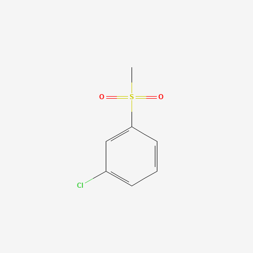 1-chloro-3-methylsulfonylbenzene (CAS: 21383-00-6) - Chemical Structure and Molecular Formula 