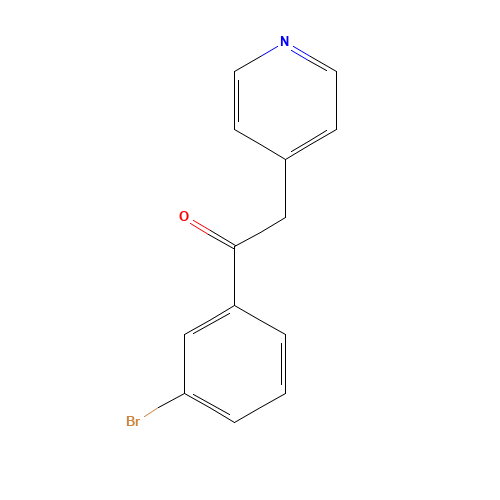 1-(3-bromophenyl)-2-pyridin-4-ylethanone (CAS: 208182-75-6) - Related Chemical Product