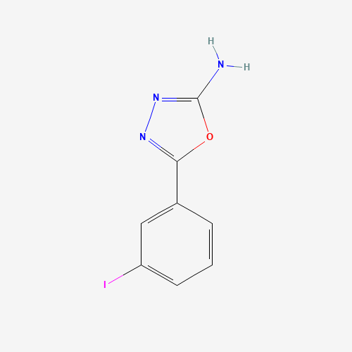 5-(3-iodophenyl)-1,3,4-oxadiazol-2-amine (CAS: 109060-68-6) - Related Chemical Product