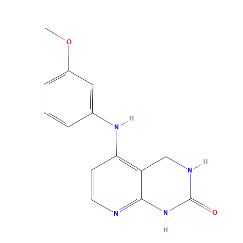 5-(3-methoxyanilino)-3,4-dihydro-1H-pyrido[2,3-d]pyrimidin-2-one (CAS: 1265636-81-4) - Related Chemical Product