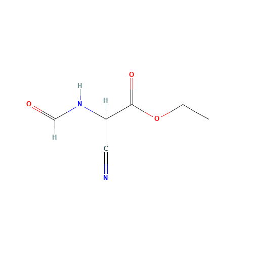 ethyl 2-cyano-2-formamidoacetate (CAS: 1759-25-7) - Chemical Structure and Molecular Formula 