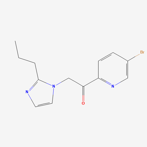 1-(5-bromopyridin-2-yl)-2-(2-propylimidazol-1-yl)ethanone (CAS: 870761-79-8) - Related Chemical Product