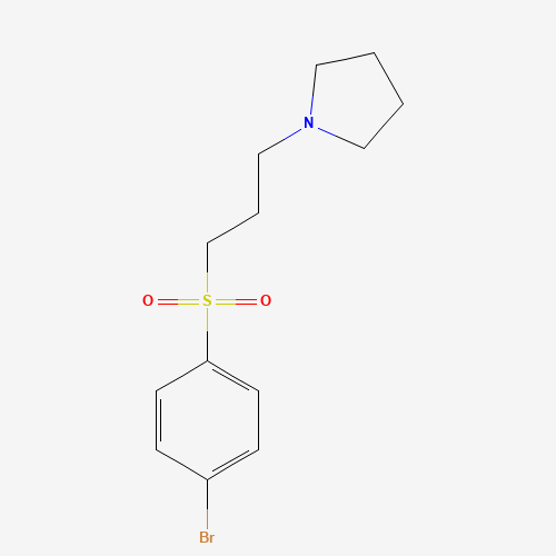 1-[3-(4-bromophenyl)sulfonylpropyl]pyrrolidine (CAS: 867333-33-3) - Related Chemical Product