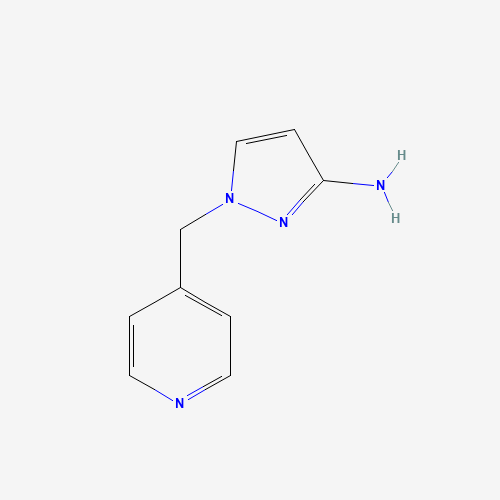 1-(pyridin-4-ylmethyl)pyrazol-3-amine (CAS: 1142952-13-3) - Chemical Structure and Molecular Formula 