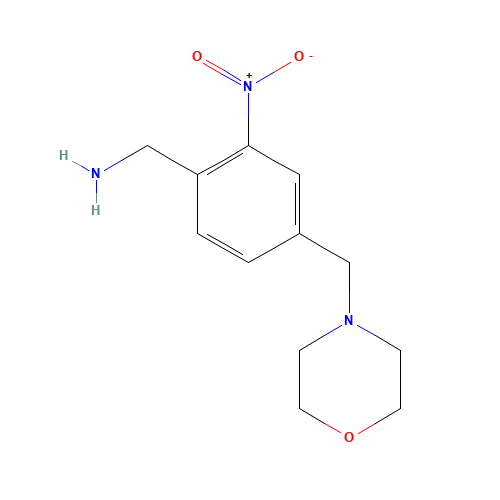 [4-(morpholin-4-ylmethyl)-2-nitrophenyl]methanamine (CAS: 630410-24-1) - Related Chemical Product