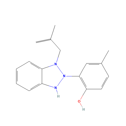 4-methyl-2-[3-(2-methylprop-2-enyl)-1H-benzotriazol-2-yl]phenol (CAS: 98809-58-6) - Related Chemical Product
