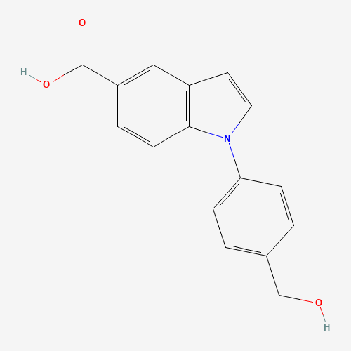 1-[4-(hydroxymethyl)phenyl]indole-5-carboxylic acid (CAS: 71935-17-6) - Related Chemical Product