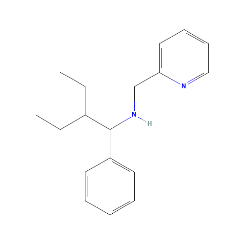 2-ethyl-1-phenyl-N-(pyridin-2-ylmethyl)butan-1-amine (CAS: 1157193-81-1) - Related Chemical Product