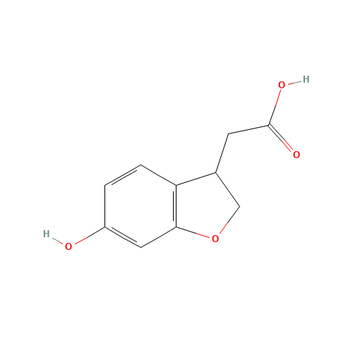 2-(6-hydroxy-2,3-dihydro-1-benzofuran-3-yl)acetic acid (CAS: 1000414-37-8) - Related Chemical Product