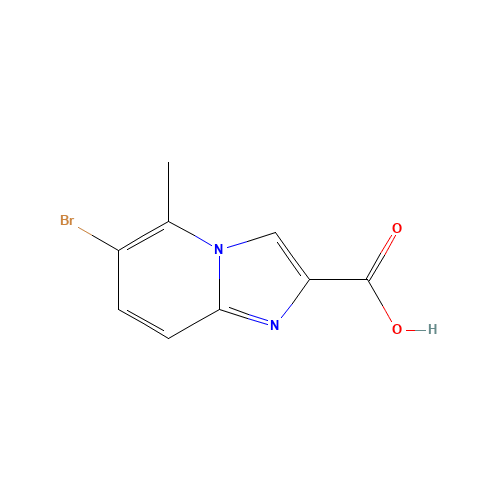 6-bromo-5-methylimidazo[1,2-a]pyridine-2-carboxylic acid (CAS: 1000845-67-9) - Related Chemical Product