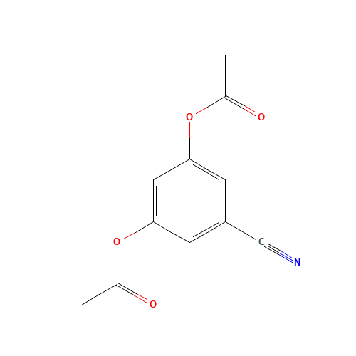 (3-acetyloxy-5-cyanophenyl) acetate (CAS: 61227-20-1) - Related Chemical Product