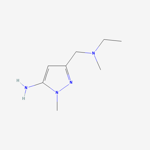 5-[[ethyl(methyl)amino]methyl]-2-methylpyrazol-3-amine (CAS: 1224888-37-2) - Related Chemical Product