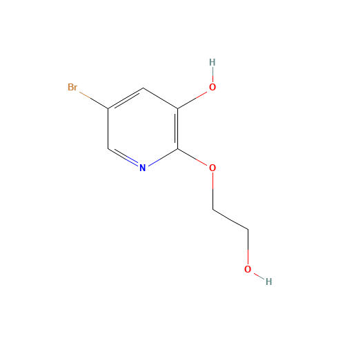 5-bromo-2-(2-hydroxyethoxy)pyridin-3-ol (CAS: 1261365-48-3) - Related Chemical Product