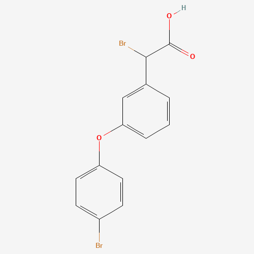 2-bromo-2-[3-(4-bromophenoxy)phenyl]acetic acid (CAS: 186026-01-7) - Related Chemical Product