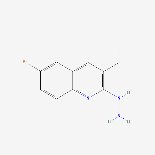 (6-bromo-3-ethylquinolin-2-yl)hydrazine;hydrochloride (CAS: 1017147-75-9) - Related Chemical Product