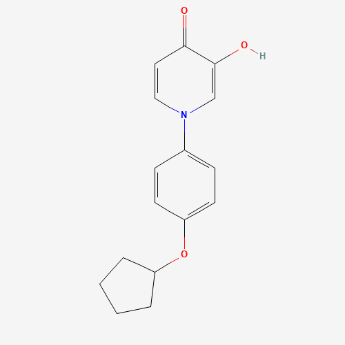 1-(4-cyclopentyloxyphenyl)-3-hydroxypyridin-4-one (CAS: 1333328-63-4) - Related Chemical Product