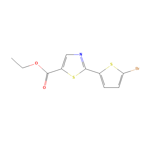 ethyl 2-(5-bromothiophen-2-yl)-1,3-thiazole-5-carboxylate (CAS: 1228426-43-4) - Related Chemical Product