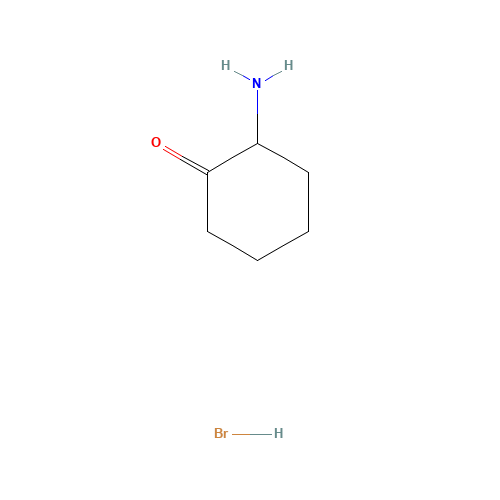2-aminocyclohexan-1-one;hydrobromide (CAS: 92511-46-1) - Chemical Structure and Molecular Formula 