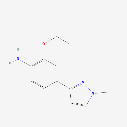 4-(1-methylpyrazol-3-yl)-2-propan-2-yloxyaniline (CAS: 1462951-45-6) - Related Chemical Product