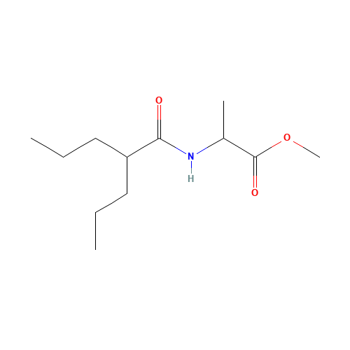 methyl 2-(2-propylpentanoylamino)propanoate (CAS: 167629-62-1) - Related Chemical Product