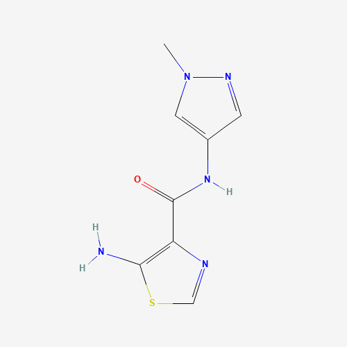 5-amino-N-(1-methylpyrazol-4-yl)-1,3-thiazole-4-carboxamide (CAS: 1338718-10-7) - Related Chemical Product