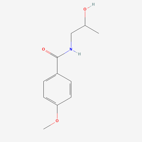 N-(2-hydroxypropyl)-4-methoxybenzamide (CAS: 947053-16-9) - Chemical Structure and Molecular Formula 