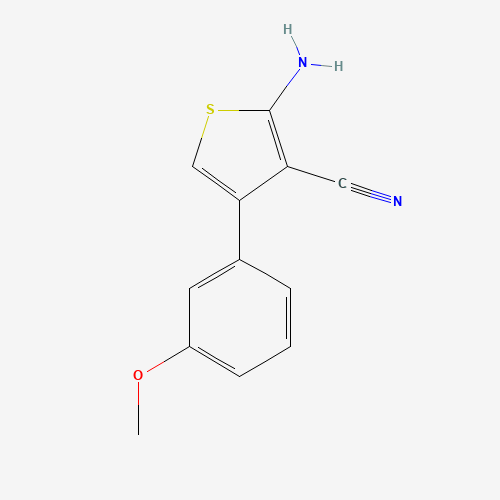 2-amino-4-(3-methoxyphenyl)thiophene-3-carbonitrile (CAS: 86604-38-8) - Related Chemical Product