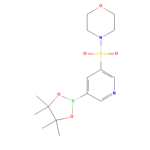 4-[5-(4,4,5,5-tetramethyl-1,3,2-dioxaborolan-2-yl)pyridin-3-yl]sulfonylmorpholine (CAS: 1093819-54-5) - Related Chemical Product
