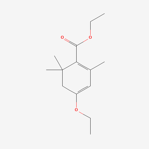 ethyl 4-ethoxy-2,6,6-trimethylcyclohexa-1,3-diene-1-carboxylate (CAS: 23115-91-5) - Related Chemical Product
