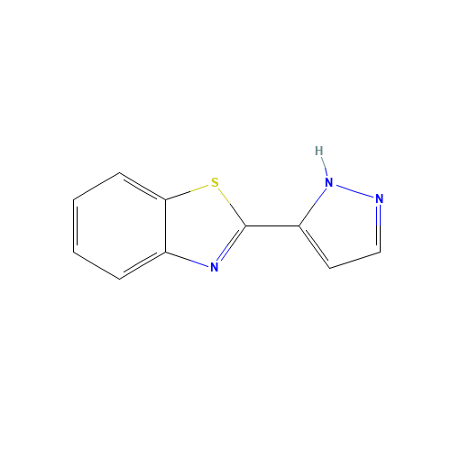 2-(1H-pyrazol-5-yl)-1,3-benzothiazole (CAS: 256414-72-9) - Related Chemical Product