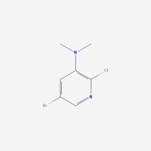 5-bromo-2-chloro-N,N-dimethylpyridin-3-amine (CAS: 1201845-58-0) - Related Chemical Product