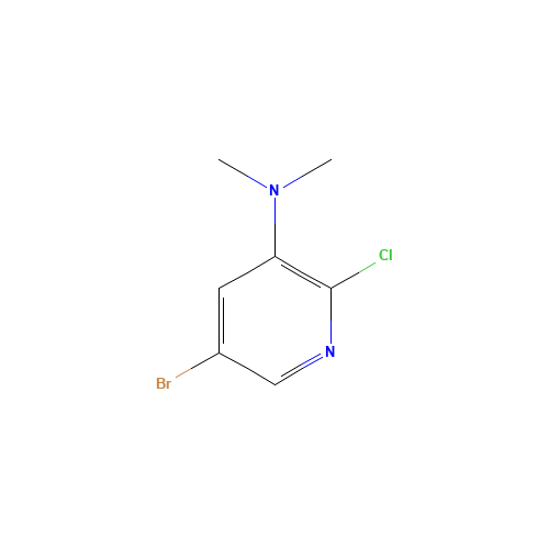 5-bromo-2-chloro-N,N-dimethylpyridin-3-amine (CAS: 1201845-58-0) - Related Chemical Product
