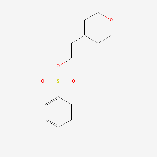 2-(oxan-4-yl)ethyl 4-methylbenzenesulfonate (CAS: 959748-73-3) - Chemical Structure and Molecular Formula 