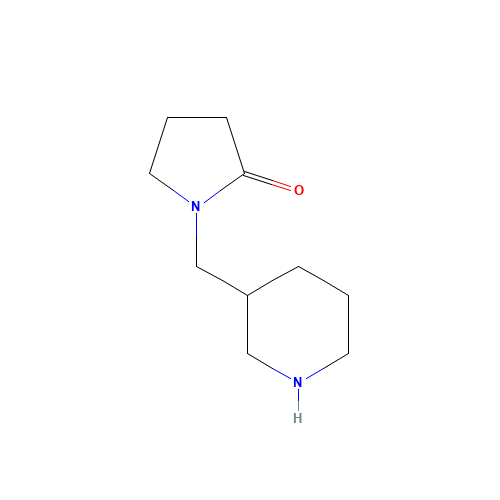 1-(piperidin-3-ylmethyl)pyrrolidin-2-one (CAS: 876709-32-9) - Related Chemical Product