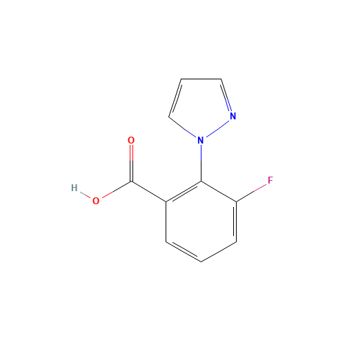 3-fluoro-2-pyrazol-1-ylbenzoic acid (CAS: 1214622-53-3) - Related Chemical Product