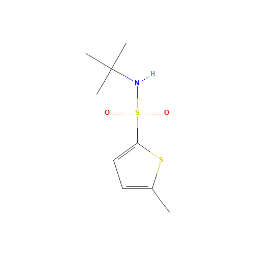 N-tert-butyl-5-methylthiophene-2-sulfonamide (CAS: 70842-27-2) - Related Chemical Product