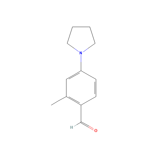 2-methyl-4-pyrrolidin-1-ylbenzaldehyde (CAS: 84754-31-4) - Related Chemical Product