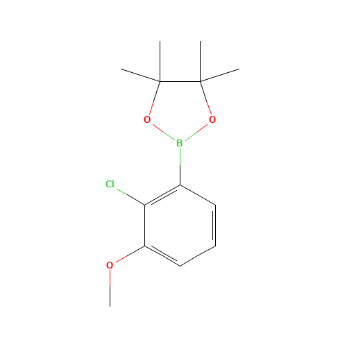 2-(2-chloro-3-methoxyphenyl)-4,4,5,5-tetramethyl-1,3,2-dioxaborolane (CAS: 1151564-03-2) - Related Chemical Product