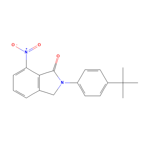2-(4-tert-butylphenyl)-7-nitro-3H-isoindol-1-one (CAS: 847695-67-4) - Related Chemical Product
