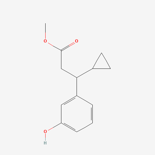 methyl 3-cyclopropyl-3-(3-hydroxyphenyl)propanoate (CAS: 1142224-62-1) - Related Chemical Product