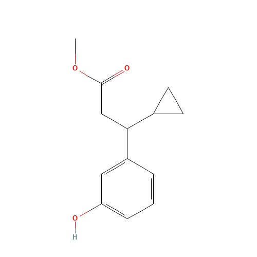 methyl 3-cyclopropyl-3-(3-hydroxyphenyl)propanoate (CAS: 1142224-62-1) - Related Chemical Product