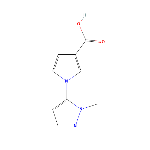 1-(2-methylpyrazol-3-yl)pyrrole-3-carboxylic acid (CAS: 1202636-64-3) - Related Chemical Product