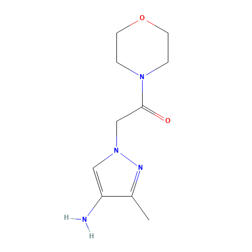 2-(4-amino-3-methylpyrazol-1-yl)-1-morpholin-4-ylethanone (CAS: 1257553-54-0) - Related Chemical Product