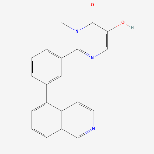 5-hydroxy-2-(3-isoquinolin-5-ylphenyl)-3-methylpyrimidin-4-one (CAS: 1333240-11-1) - Related Chemical Product