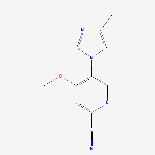 4-methoxy-5-(4-methylimidazol-1-yl)pyridine-2-carbonitrile (CAS: 1294003-29-4) - Related Chemical Product