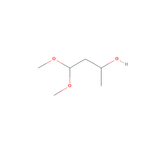 4,4-dimethoxybutan-2-ol (CAS: 39562-58-8) - Chemical Structure and Molecular Formula 